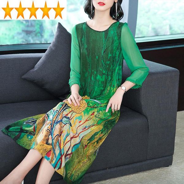silk 2021 spring summer beach women green floral casual dress midi boho dresses elegant clothes vestido kj1883, Black;gray
silk 2021 spring summer beach women green floral casual dress midi boho dresses elegant clothes vestido kj1883, Black;gray