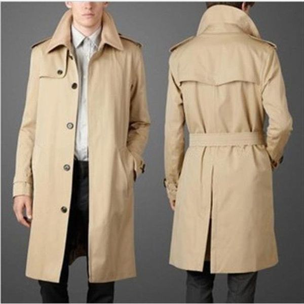 men's trench coats 2021 business jacket mens fashion spring men long cotton windbreaker jackets overcoat male casual autumn outwear coa, Tan;black
men's trench coats 2021 business jacket mens fashion spring men long cotton windbreaker jackets overcoat male casual autumn outwear coa, Tan;black