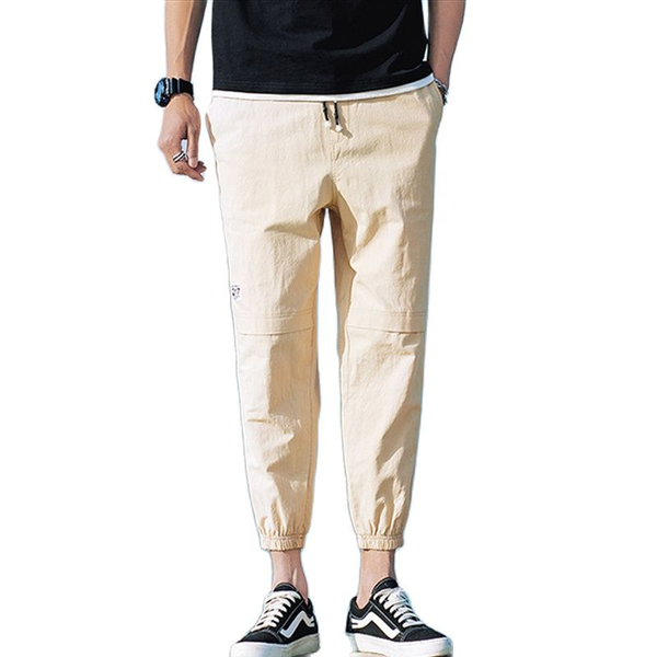 men's pants pants,cargo pants,2021 summer trousers, cotton and linen stripe slimming leg binding labeled 9-cent s-5xl, Black
men's pants pants,cargo pants,2021 summer trousers, cotton and linen stripe slimming leg binding labeled 9-cent s-5xl, Black