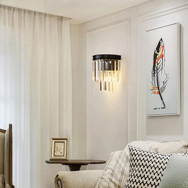 wall lamp gold black modern crystal led nordic glass bedside reading loft iron sconce lights corridor home ac90-260v
wall lamp gold black modern crystal led nordic glass bedside reading loft iron sconce lights corridor home ac90-260v