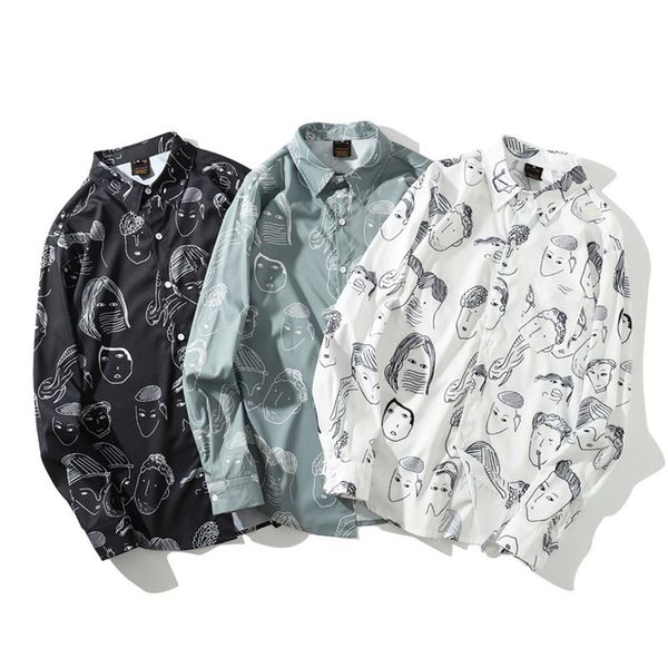 men's casual shirts korean-style male shirt s125, black , comer, spring and autumn fashion, loose cartoons, portrait ts8k, White;black
men's casual shirts korean-style male shirt s125, black , comer, spring and autumn fashion, loose cartoons, portrait ts8k, White;black