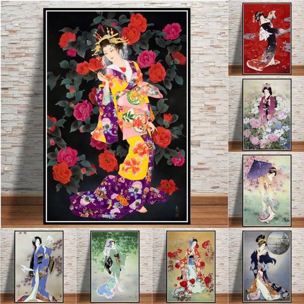 paintings japanese geisha woman canvas painting posters and prints mural wall art pictures for living room home decoration
paintings japanese geisha woman canvas painting posters and prints mural wall art pictures for living room home decoration