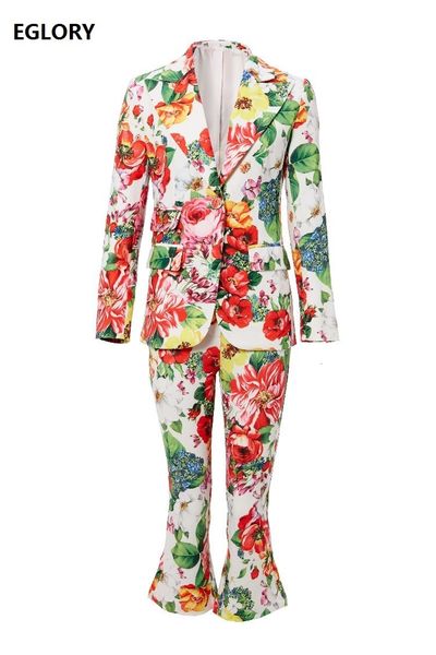 pants women's blazer set autumn winter suits ladies colorful floral print blazer coats+calf pants & capris sets 2pc, White
pants women's blazer set autumn winter suits ladies colorful floral print blazer coats+calf pants & capris sets 2pc, White
