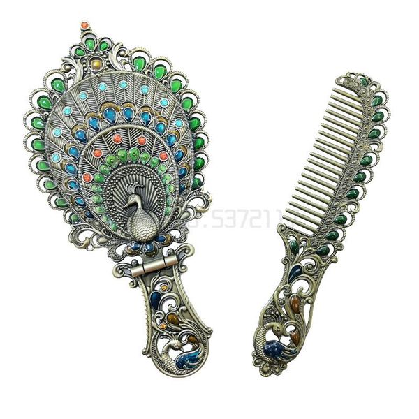 mirrors retro metal antique mirror make-up folding portable handle holding girl comb suit
mirrors retro metal antique mirror make-up folding portable handle holding girl comb suit