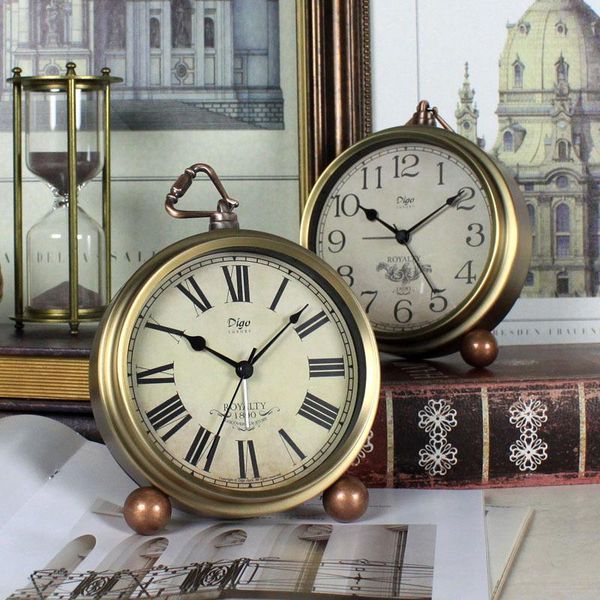 american round alarm clock creative silent retro european-style desk ornaments table for home decoration ld412 & clocks
american round alarm clock creative silent retro european-style desk ornaments table for home decoration ld412 & clocks