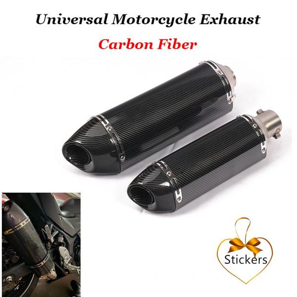 motorcycle exhaust system carbon fiber pipe escape modified moto muffler with db killer for nc750x r25 r3 gsxr600 ninja 400 mt07 yz15r
motorcycle exhaust system carbon fiber pipe escape modified moto muffler with db killer for nc750x r25 r3 gsxr600 ninja 400 mt07 yz15r