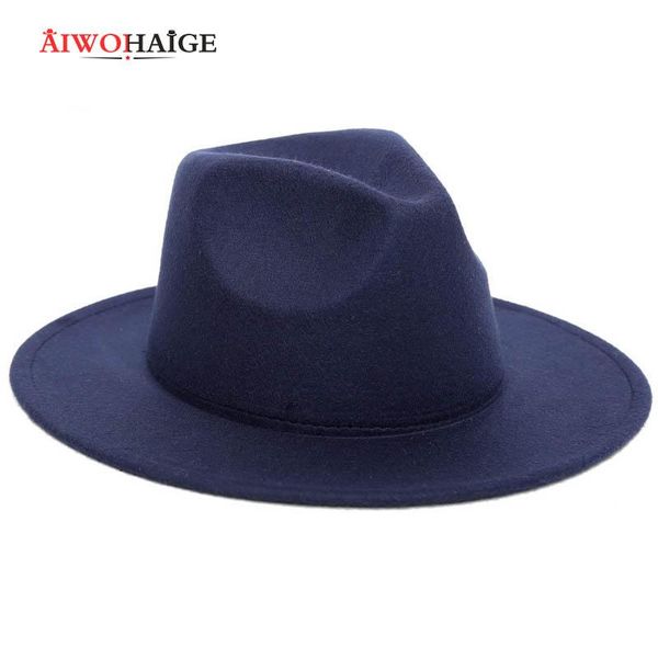 stingy brim hats 2021 autumn winter womens felt hat fedoras big for women british style vintage lady flat, Blue;gray
stingy brim hats 2021 autumn winter womens felt hat fedoras big for women british style vintage lady flat, Blue;gray