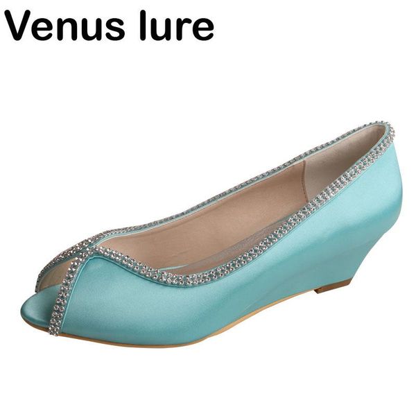 dress shoes elegant wedge small heel mint green wedding bridesmaid peep toe with crystal, Black
dress shoes elegant wedge small heel mint green wedding bridesmaid peep toe with crystal, Black