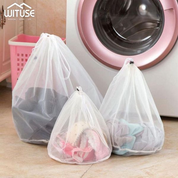 laundry bags nylon three sizes mesh drawstring net saver washing pouch strong machine thicken bag
laundry bags nylon three sizes mesh drawstring net saver washing pouch strong machine thicken bag