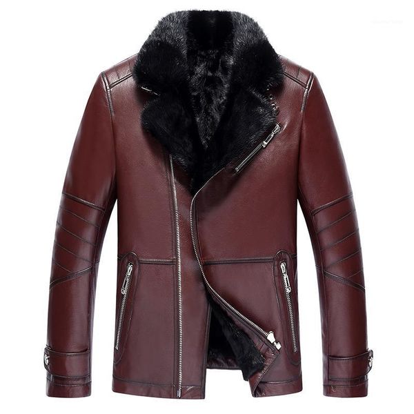 men's leather & faux genuine jacket winter natural coat male real goatskin luxury warm jackets chaqueta 19-905-2 my1711, Black
men's leather & faux genuine jacket winter natural coat male real goatskin luxury warm jackets chaqueta 19-905-2 my1711, Black