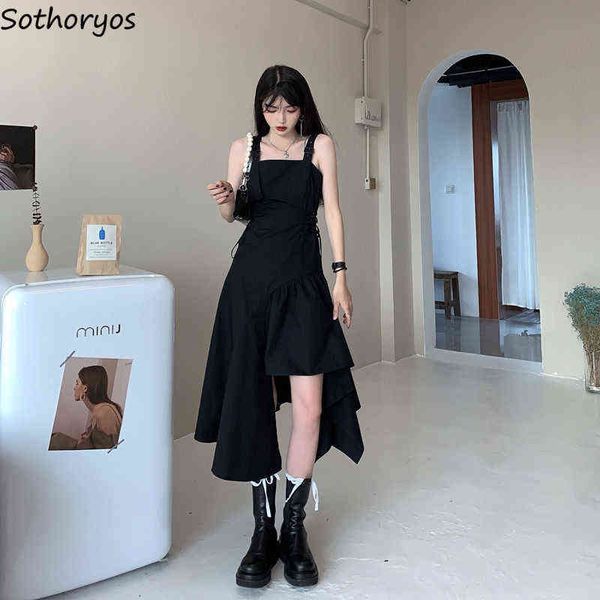 short sleeve dress women asymmetric stylish sleeveless dresses adjustable strap sling girls street wear fashion empire ulzzang y220304, Black;gray
short sleeve dress women asymmetric stylish sleeveless dresses adjustable strap sling girls street wear fashion empire ulzzang y220304, Black;gray