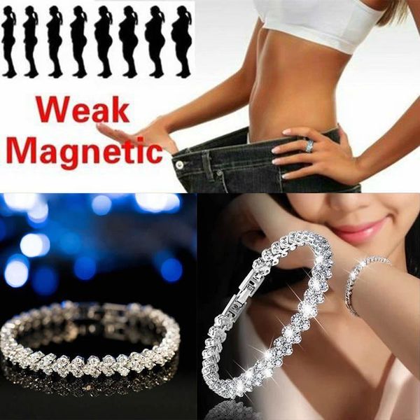 link, chain jewelry weight loss bracelet stainless steel crystal wedding hand string slimming, Black
link, chain jewelry weight loss bracelet stainless steel crystal wedding hand string slimming, Black