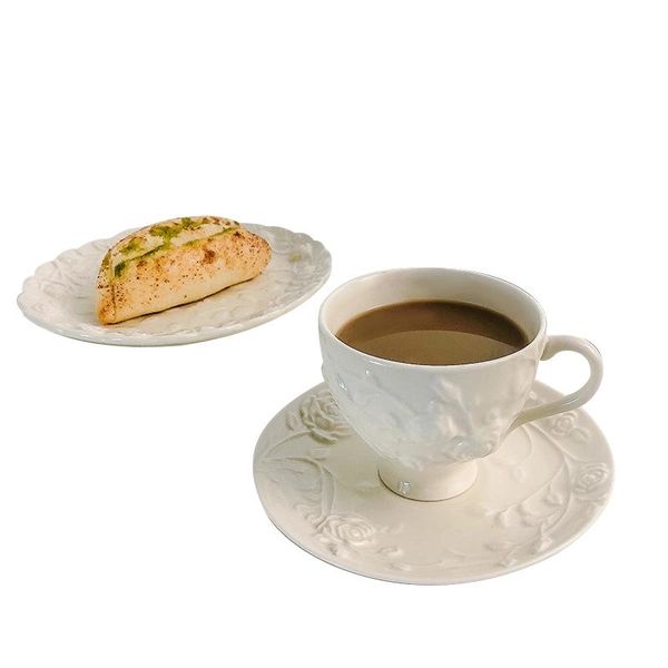 mugs retro ceramic cup and saucer set embossed dessert plate coffee garland afternoon tea milk mug
mugs retro ceramic cup and saucer set embossed dessert plate coffee garland afternoon tea milk mug