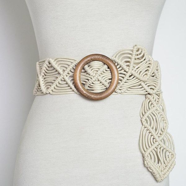 belts vintage wide bohemian for women round wood buckle woven braided rope belt female casual crochet boho dress waistband d41, Black;brown
belts vintage wide bohemian for women round wood buckle woven braided rope belt female casual crochet boho dress waistband d41, Black;brown