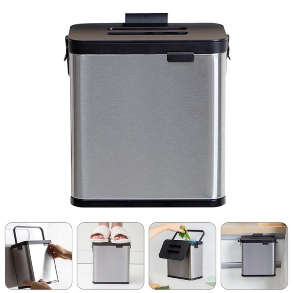 waste bins 1pc household stainless steel wall hanging trash can kitchen container for
waste bins 1pc household stainless steel wall hanging trash can kitchen container for