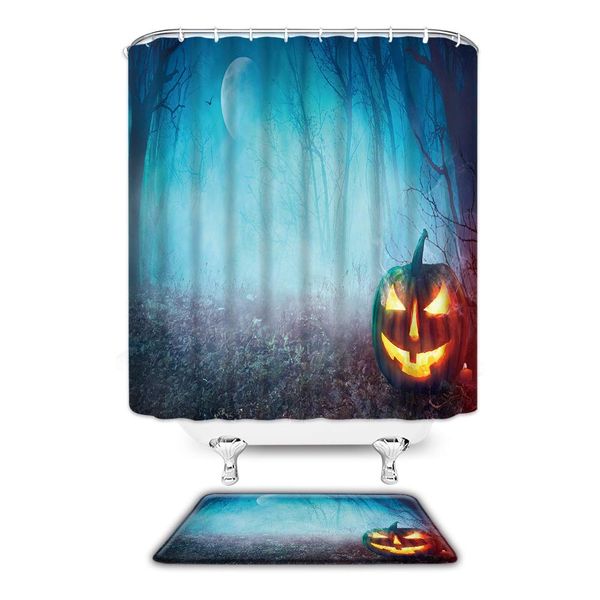 halloween shower curtain sets with non-slip bath mat misty forest pumpkin lantern full moon tree autumn woodland teal orange
halloween shower curtain sets with non-slip bath mat misty forest pumpkin lantern full moon tree autumn woodland teal orange