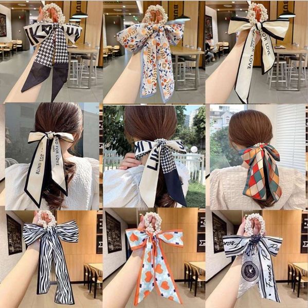 scarf version net red pearl ribbon headband bow hairband super fairy hair rope girl, Blue;gray
scarf version net red pearl ribbon headband bow hairband super fairy hair rope girl, Blue;gray