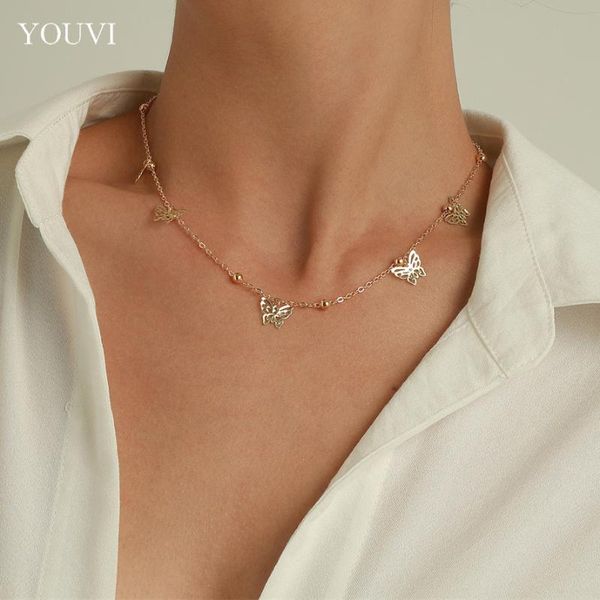 chains youvi bohemian cute butterfly choker necklace for women gold silver color clavicle chain fashion female chic chocker jewelry
chains youvi bohemian cute butterfly choker necklace for women gold silver color clavicle chain fashion female chic chocker jewelry