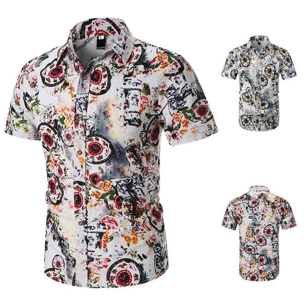 men's casual shirts shirtsummer fashion printing men's short sleeve shirt personalized flower men 9ma8, White;black
men's casual shirts shirtsummer fashion printing men's short sleeve shirt personalized flower men 9ma8, White;black