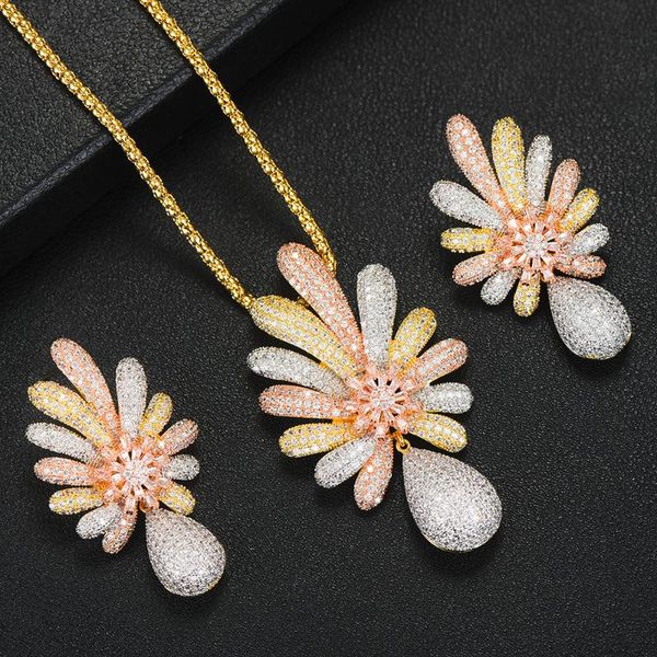 earrings & necklace siscathy luxury pineapple water drop women wedding cubic zirconia choker earring dubai jewelry set jewellery addict, Silver
earrings & necklace siscathy luxury pineapple water drop women wedding cubic zirconia choker earring dubai jewelry set jewellery addict, Silver