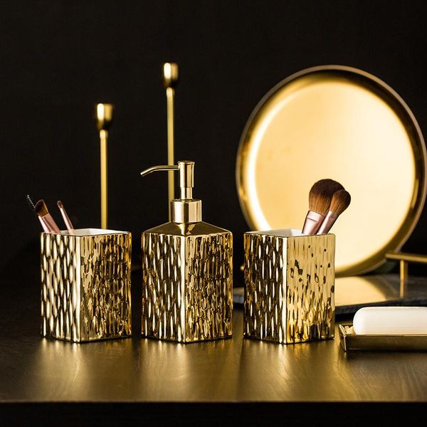 bath accessory set gold/silver bathroom accessories sets ceramics, lotion soap dispenser ,tumbler,soap dish complete accessroy
bath accessory set gold/silver bathroom accessories sets ceramics, lotion soap dispenser ,tumbler,soap dish complete accessroy