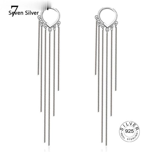 hoop & huggie 925 sterling silver handmade long chain tassel love heart earrings for women oorbellen trendy gift, Golden;silver
hoop & huggie 925 sterling silver handmade long chain tassel love heart earrings for women oorbellen trendy gift, Golden;silver
