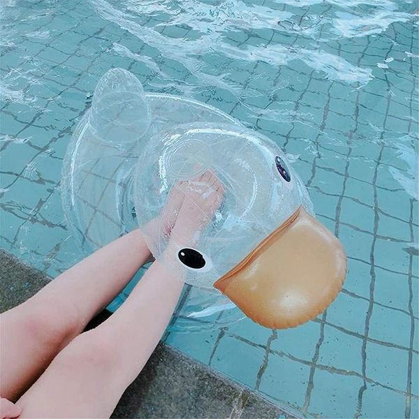 life vest & buoy transparent duck swimming ring inflatable children's water toy baby seat floating thickened pvc
life vest & buoy transparent duck swimming ring inflatable children's water toy baby seat floating thickened pvc