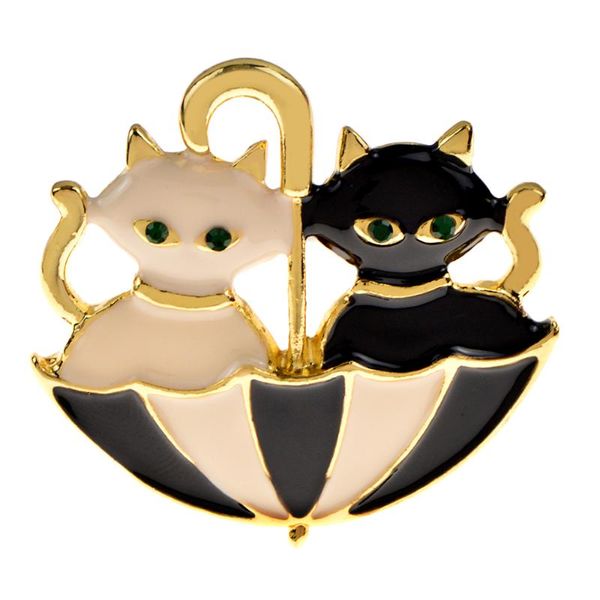 pins, brooches cindy xiang cute enamel animal cat brooch pins for women and men lovely two cats sitting on umbrella jewelry gifts, Gray
pins, brooches cindy xiang cute enamel animal cat brooch pins for women and men lovely two cats sitting on umbrella jewelry gifts, Gray