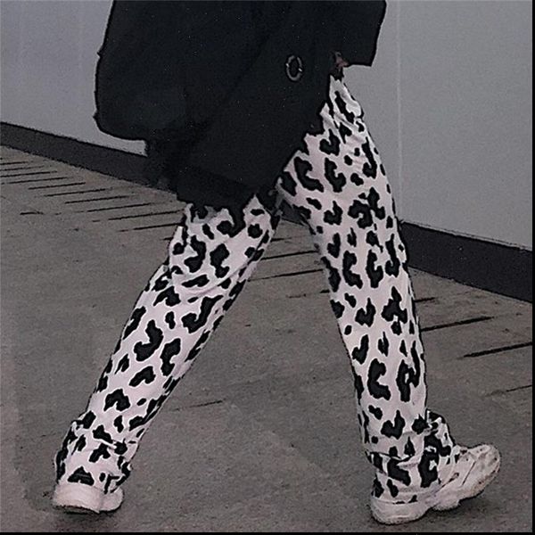 fashion loose trousers cow womens capris pattern printing casual high waist draped summer ladies wide leg pants streetwear, Black;white
fashion loose trousers cow womens capris pattern printing casual high waist draped summer ladies wide leg pants streetwear, Black;white