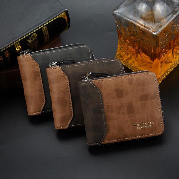 purse men's wallet short fashion casual wallets zipper bag zero card horizontal style, White
purse men's wallet short fashion casual wallets zipper bag zero card horizontal style, White
