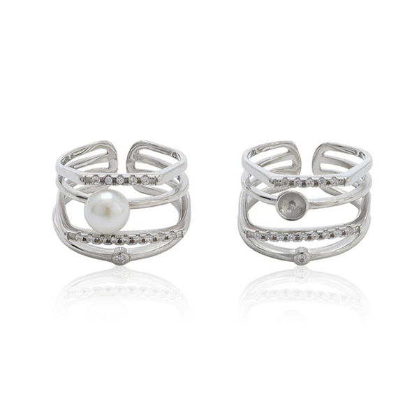 cluster rings meibapj natural freshwater pearl ring real 925 sterling silver fine wedding jewelry for women, Golden;silver
cluster rings meibapj natural freshwater pearl ring real 925 sterling silver fine wedding jewelry for women, Golden;silver