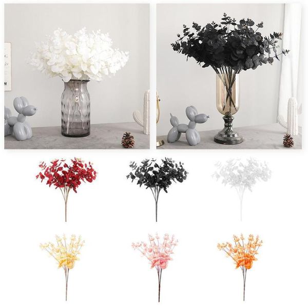 1 pcs simulation 5 forks 20 eucalyptus leaves indoor decoration flowers wall simulation fake plant
1 pcs simulation 5 forks 20 eucalyptus leaves indoor decoration flowers wall simulation fake plant