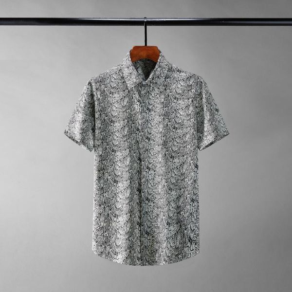 minlgu men shirt luxury pythons grain printing mens short sleeve hight quality shirts casual slim 4xl men's, White;black
minlgu men shirt luxury pythons grain printing mens short sleeve hight quality shirts casual slim 4xl men's, White;black