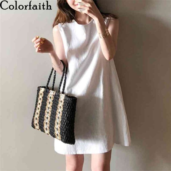 women sundress summer multi colors sleeveless cotton and linen casual minimalist straight mini tank dress dr2818 210427, White;black
women sundress summer multi colors sleeveless cotton and linen casual minimalist straight mini tank dress dr2818 210427, White;black