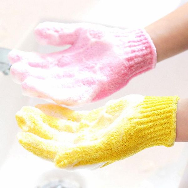 disposable gloves 5pcs shower massage cleaning brush scrubber polyester exfoliating wash skin spa bath foam skid
disposable gloves 5pcs shower massage cleaning brush scrubber polyester exfoliating wash skin spa bath foam skid