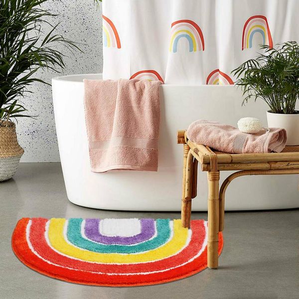 bath mats 50x80cm absorbent non-slip floor mat semicircle rugs and carpets for home living room rainbow watermelon pattern
bath mats 50x80cm absorbent non-slip floor mat semicircle rugs and carpets for home living room rainbow watermelon pattern