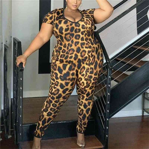 leopard jumpsuits long women big size short sleeve bodycon fashion evening night club wear clothes rompers & 210510, Black;white
leopard jumpsuits long women big size short sleeve bodycon fashion evening night club wear clothes rompers & 210510, Black;white