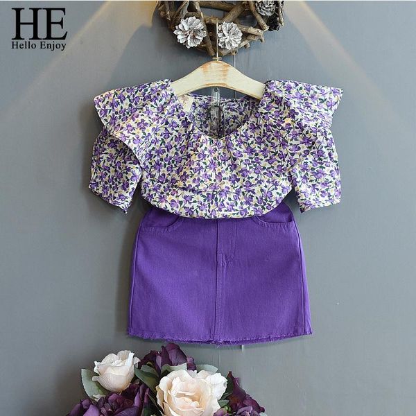 hello enjoy summer girls' clothing sets short-sleeved shirt + printed short skirt suit kids outfits children, White
hello enjoy summer girls' clothing sets short-sleeved shirt + printed short skirt suit kids outfits children, White