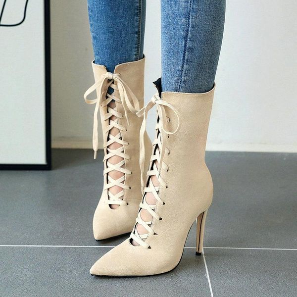 boots women leopard lace up fashion pointed toe ankle ladies thin high heel autumn winter shoes woman, Black
boots women leopard lace up fashion pointed toe ankle ladies thin high heel autumn winter shoes woman, Black