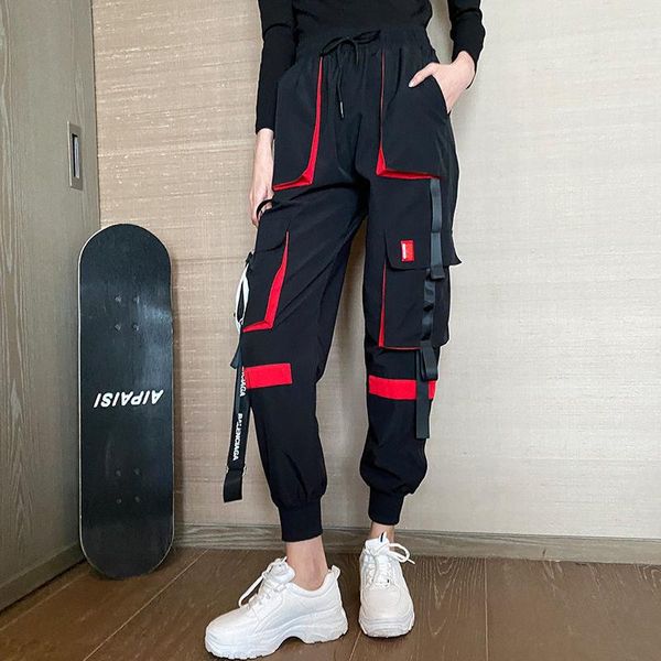 women's pants & capris streetwear sweatpants cargo women 2021 fashion harajuku high waist harem trousers thin jogging gothic baggy pant, Black;white
women's pants & capris streetwear sweatpants cargo women 2021 fashion harajuku high waist harem trousers thin jogging gothic baggy pant, Black;white
