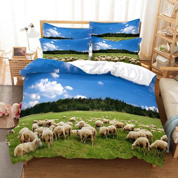 bedding sets little sheep duvet cover set 3d digital printing bed linen fashion design comforter
bedding sets little sheep duvet cover set 3d digital printing bed linen fashion design comforter
