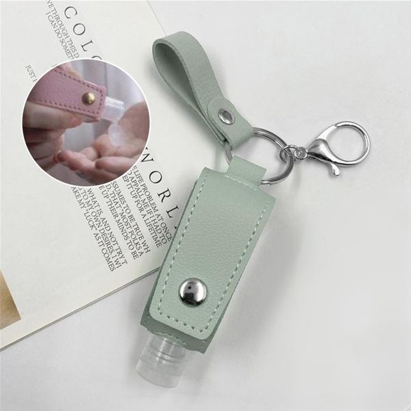 travel portable 30ml empty refillable bottle with faux leather holder keychain clips leakproof hand sanitizer container storage bottles & ja
travel portable 30ml empty refillable bottle with faux leather holder keychain clips leakproof hand sanitizer container storage bottles & ja