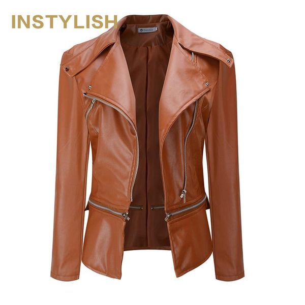 women's leather & faux instylish 2021 autumn short soft jacket women fahsion zipper motorcycle pu black ladies basic street coat
women's leather & faux instylish 2021 autumn short soft jacket women fahsion zipper motorcycle pu black ladies basic street coat