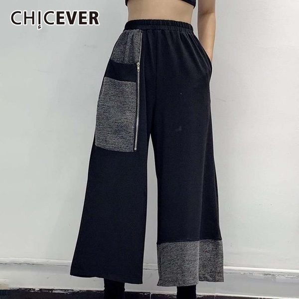 women's pants & capris chicever wide leg pant for women high waist patchwork pocket hollow out hit color vintage trousers female 2021 a, Black;white
women's pants & capris chicever wide leg pant for women high waist patchwork pocket hollow out hit color vintage trousers female 2021 a, Black;white
