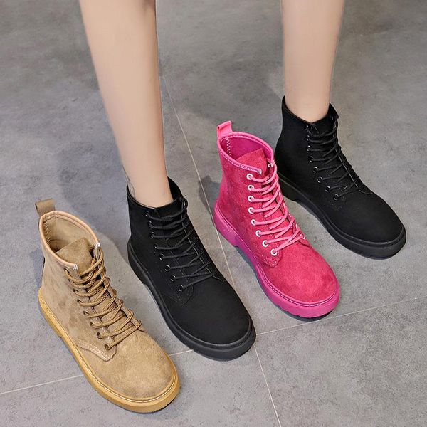 boots lace female summer british wind spring and autumn women's shoes motorcycle, Black
boots lace female summer british wind spring and autumn women's shoes motorcycle, Black