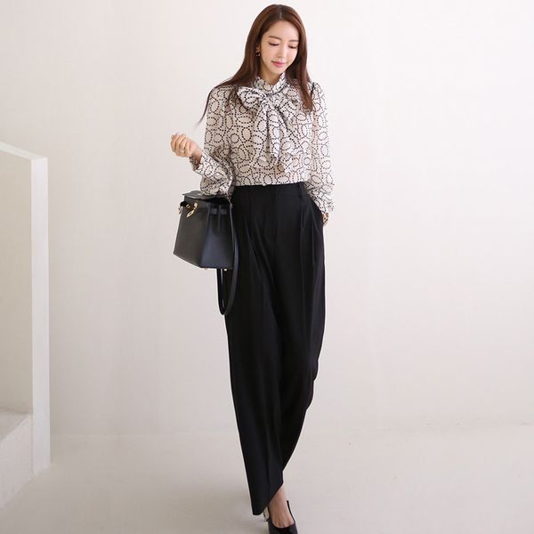dress Comfortable formal fresh fashion defines temperamental personality shirt print black pants long elegant ensembles, Black;gray
dress Comfortable formal fresh fashion defines temperamental personality shirt print black pants long elegant ensembles, Black;gray