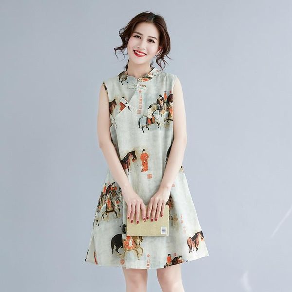 ethnic clothing 2021 cotton and linen women's short sleeve vestido qipao dress chinese style floral print cheongsam, Red
ethnic clothing 2021 cotton and linen women's short sleeve vestido qipao dress chinese style floral print cheongsam, Red