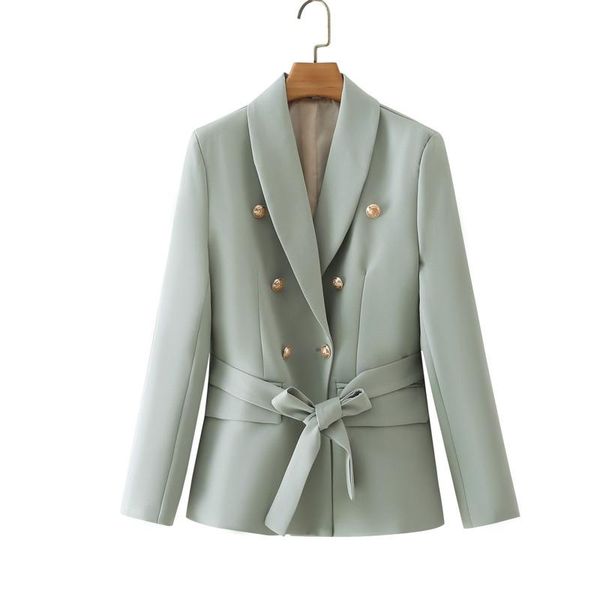 women's suits & blazers fashion women elegant solid blazer waist belt casual lapel long sleeve double breasted office lady coats jacket, White;black
women's suits & blazers fashion women elegant solid blazer waist belt casual lapel long sleeve double breasted office lady coats jacket, White;black