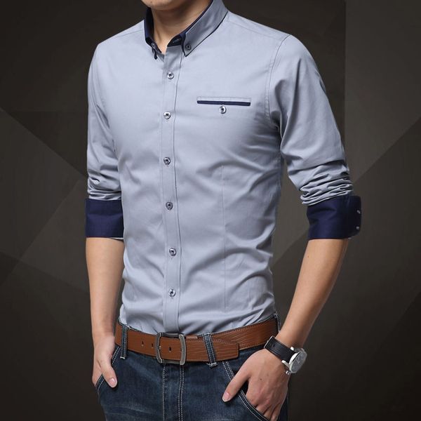 2021 autumn new four seasons busins casual simple multicolor men's long sved shirt, White;black
2021 autumn new four seasons busins casual simple multicolor men's long sved shirt, White;black