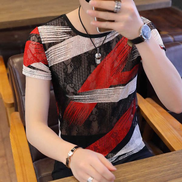 sleeve men's short t-shirt 2021 trend summer wear ice cut leisure t-shirt men's slim clothes, White
sleeve men's short t-shirt 2021 trend summer wear ice cut leisure t-shirt men's slim clothes, White